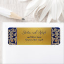 Search for indian wedding return address labels Gold