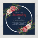 Search for navy blue christmas invitations Floral