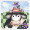 Recherche de vache pourpre autocollants Lait