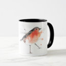 Search for robin bird mugs Watercolor