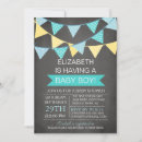 Search for chalkboard baby boy shower invitations Modern