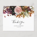 Recherche de fall thank you cards Floral