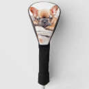 Search for french bulldog golf head covers Cute