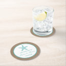 Search for beach wedding coasters Turquoise