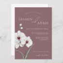 Search for purple orchid invitations Floral