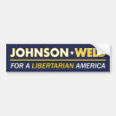Search for gary johnson bumper stickers Libertarian