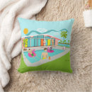 Search for flamingoes pillows 1950s