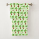 Search for palm tree bath towels Green
