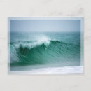 Search for green waves postcards Water