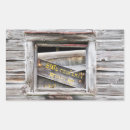 Search for woods rectangle stickers Country