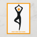 Recherche de pose yoga cartes postales Yogi