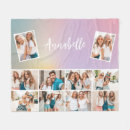 Search for pastel rainbow blankets Modern