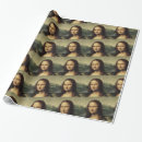 Search for mona lisa wrapping paper Renaissance
