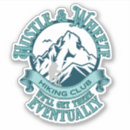 Search for climbers stickers Hiker