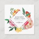 Search for diamond business cards Floral
