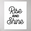 Search for rise and shine art Saying