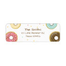 Search for donut return address labels Sweet