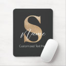Search for alphabet mousepads Monogrammed