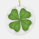 Search for 4 leaf clover ornaments Saint patricks day