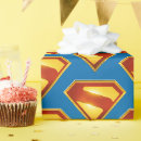 Search for super hero wrapping paper Superman