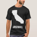 Search for arizona tshirts California