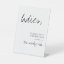 Search for restroom wedding signs Ladies
