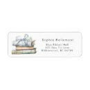 Search for storybook return address labels Watercolor