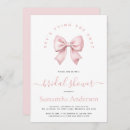Search for tying the knot bridal shower invitations Coquette
