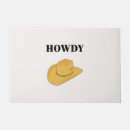 Search for cowboy doormats Howdy
