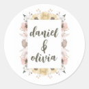 Search for pastel floral wedding stickers Stylish
