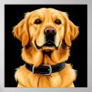 Search for golden retriever art Illustration