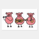 Search for funny pig cartoon stickers Pigs