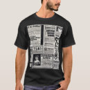 Search for vintage newspaper tshirts Texture