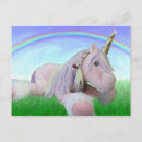 Recherche de belle licorne cartes postales Rose