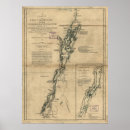 Search for champlain posters Lake champlain map