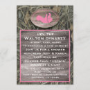 Recherche de camo rose invitations Chasse