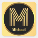 Search for gold letter m stickers Monogrammed