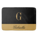Search for black and gold bath mats Elegant