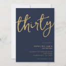 Search for navy invitations Minimalist