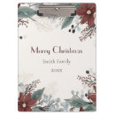 Search for christmas clipboards Red