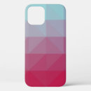Recherche de motif bleu de diamant iphone coques Abstrait