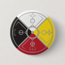 Search for native american indian buttons Medicine wheel