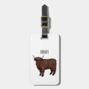 Search for highland cattle luggage tags Scotland
