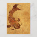 Search for fish design postcards Pond