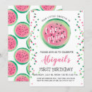 Search for one in a melon invitations Watercolor