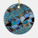 Search for blue mosaic of ornaments Turquoise