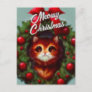 Search for christmas kitten postcards Cute
