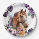 Recherche de chevaux assiettes en papier Pour enfants