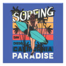 Search for surfing sunset art Palm trees