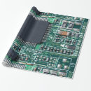 Search for technology wrapping paper Green